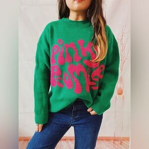 PINKY PROMISE Graphic Sweater 10010004852